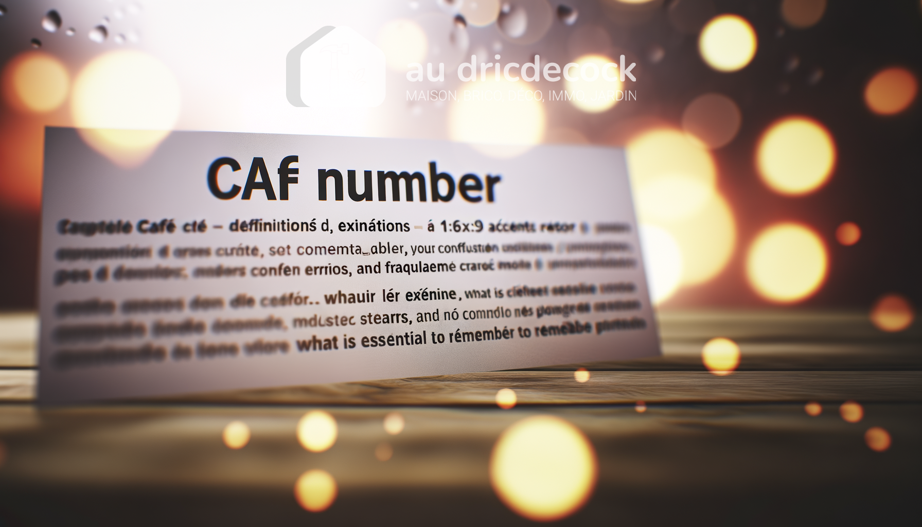 Numéro CAF : tout comprendre et s’y retrouver