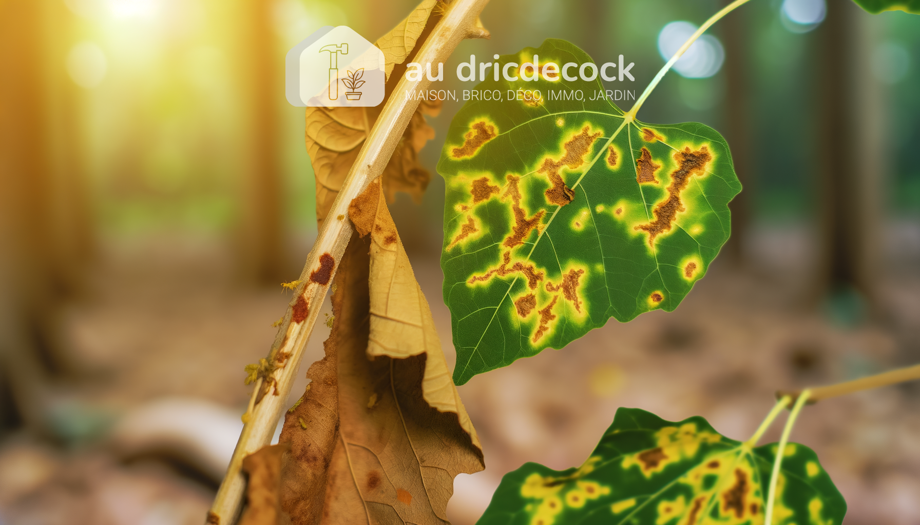 Maladie du mûrier platane photo : diagnostic visuel et traitement
