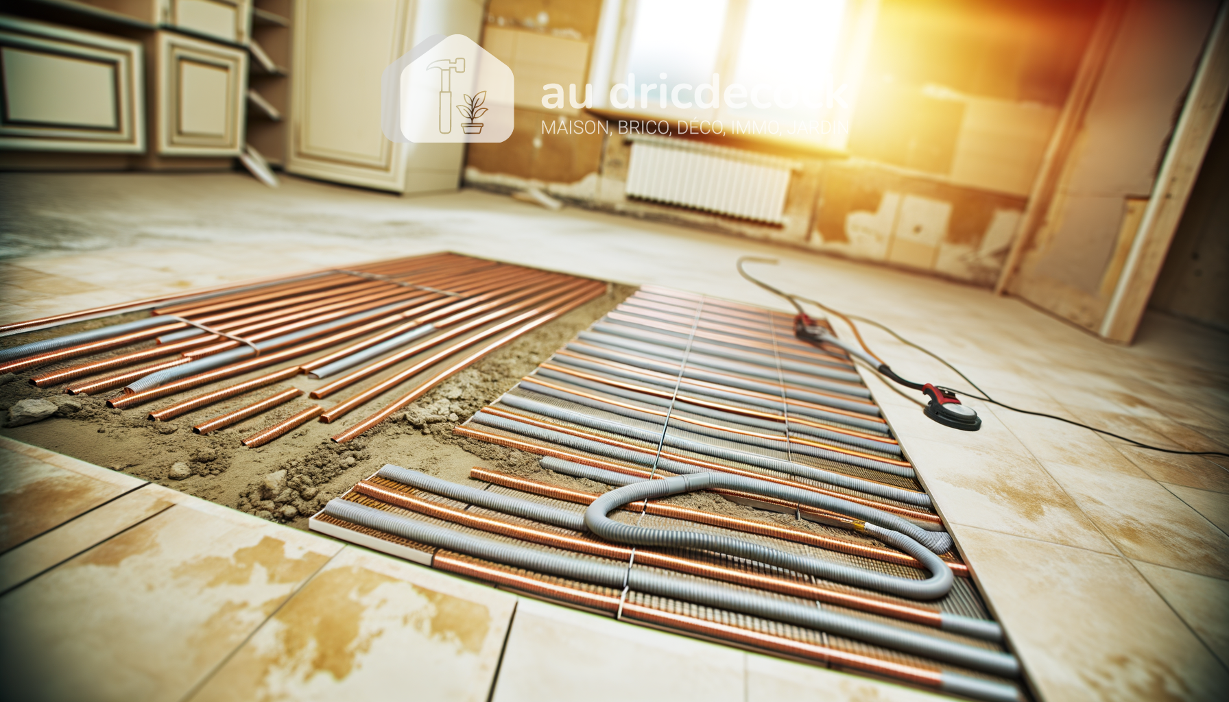 Poser un plancher chauffant électrique sous carrelage