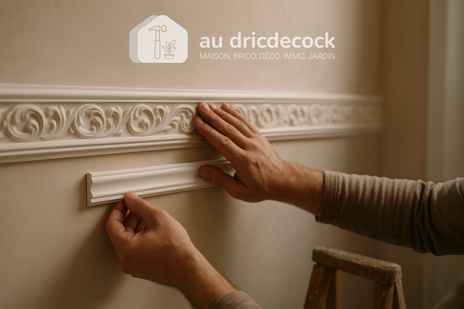Poser des moulures décoratives sur un mur pour un effet chic